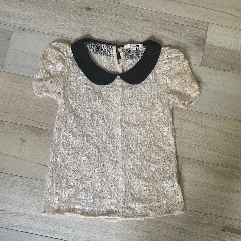 Cute Forever 21 Lace top